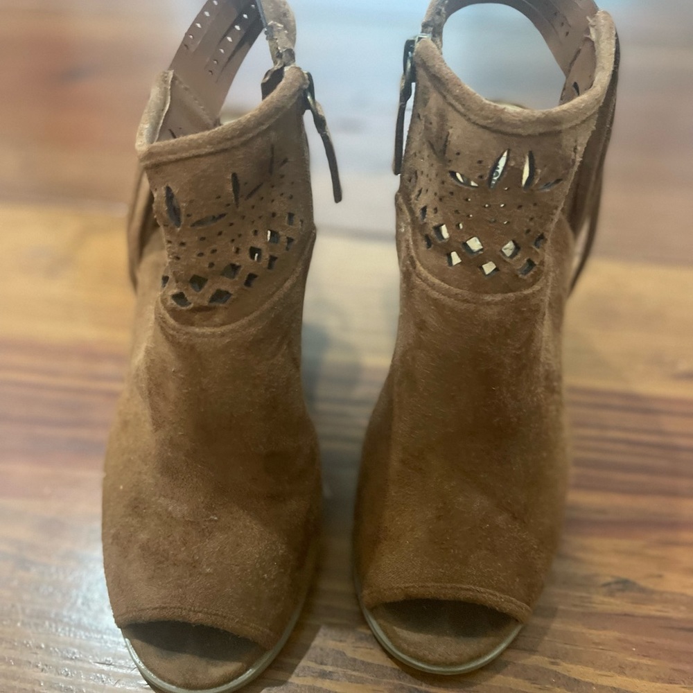 Suede Booties size 8